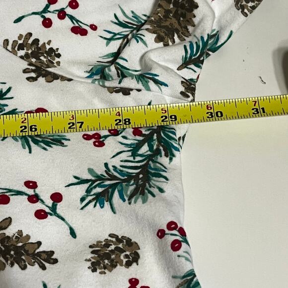 Kim Rogers white cotton tee with a winter/holiday design-women’s size 3X - Picture 4 of 6